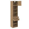 vidaXL Highboard Artisan-Eiche 50 x 42,5 x 225 cm Holzwerkstoff