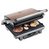 Bestron Panini Grill ASW113CO 1000 W Schwarz und Kupfern