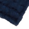 vidaXL Kunstfell Kaninchenfell Decke Marineblau 130 x 150 cm Polyester