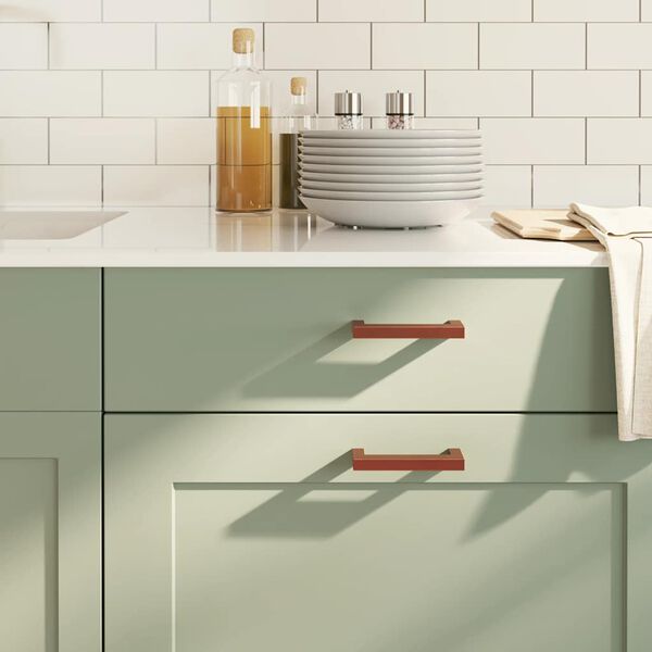 vidaXL M&ouml;belgriffe 10 Stk. Bronzen 96 mm Edelstahl