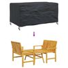 vidaXL M&ouml;belbezug Uni Schwarz 150 x 90 x 75 cm 600D