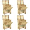 vidaXL Riegel-Gartenkomposter 4 pcs Gr&uuml;n 110 x 58 x 113 cm