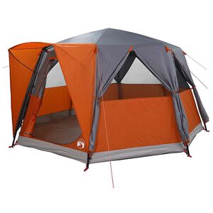 vidaXL Zelt f&uuml;r 6 Personen 6 Personen Grau und Orange