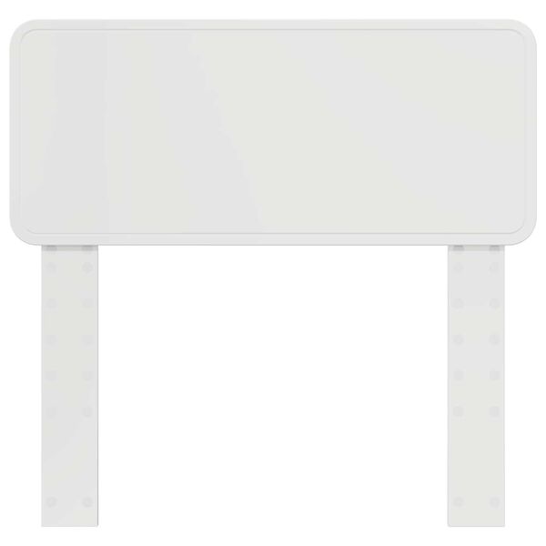 vidaXL Kopfteil Gl&auml;nzend Wei&szlig; 75 cm Holzwerkstoff