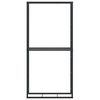 vidaXL Brennholzregal Schwarz 100x30x209 cm Stahl