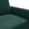 vidaXL 2-Sitzer-Sofa Dunkelgrün 140 cm Samt