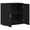 vidaXL Sideboard Schwarz Eichen-Optik 79 x 38 x 80 cm Holzwerkstoff