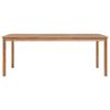 vidaXL 7-tlg. Garten-Essgruppe Massivholz Teak
