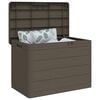 vidaXL Outdoor-Kissenbox Braun 77,5x44,5x53 cm Polypropylen