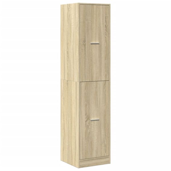 vidaXL Apothekerschrank Sonoma-Eiche 40x41x174,5 cm Holzwerkstoff