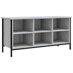 vidaXL Schuhregal Grau Sonoma 100x35x50 cm Holzwerkstoff