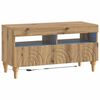 vidaXL LED-TV-Schrank Artisan-Eiche Holzwerkstoff