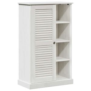 vidaXL Badezimmerschrank VIGO Wei&szlig; und Antikwei&szlig; 68 x 34 x 110 cm