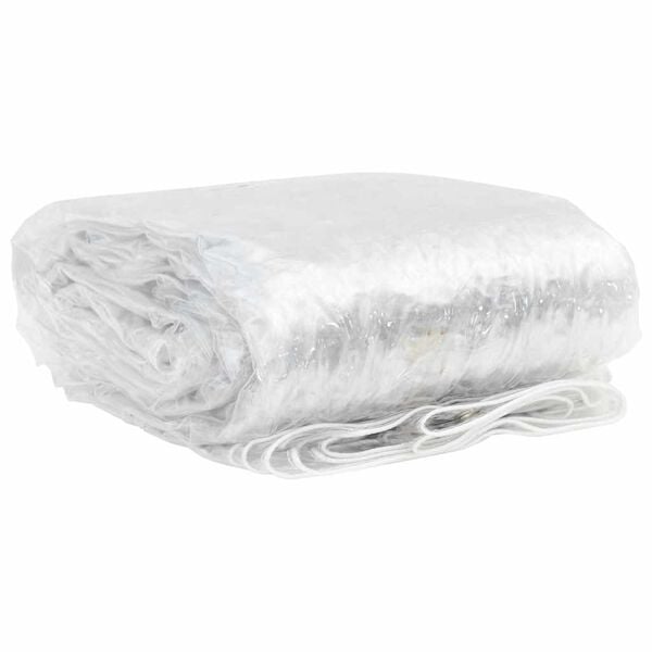 vidaXL Transparente Plane mit &Ouml;sen 1x4 m PVC