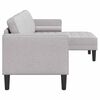 vidaXL Sofa Set Wolkengrau 173 x 131 x 67 cm Stoff