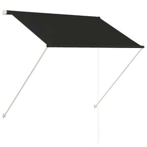 vidaXL Einziehbare Markise 100&times;150 cm Anthrazit