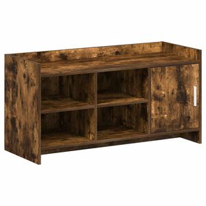 vidaXL Schuhschrank Ger&auml;ucherte Eiche 100 x 39,5 x 51 cm Holzwerkstoff
