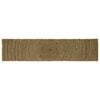 vidaXL Bereichsteppich Schwarz 60 x 250 cm Jute