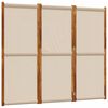vidaXL 3-tlg. Paravent Taupe 210x180 cm