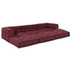 vidaXL Modulares Sofa 3 pcs Kastanienbraun Stoff