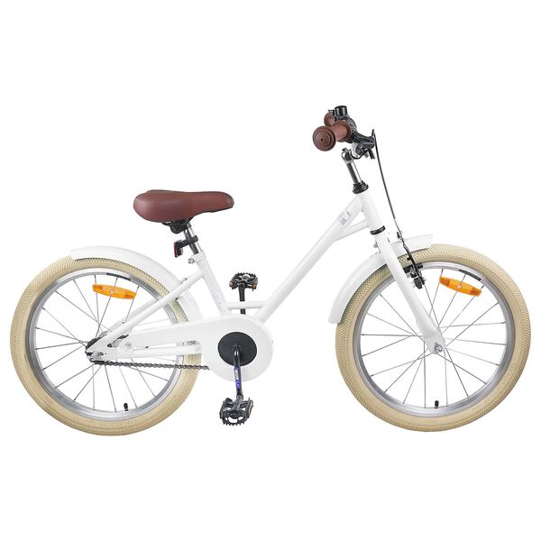 vidaXL Kinderfahrrad 20 Zoll f&uuml;r 6-11 Jahre alt Wei&szlig;