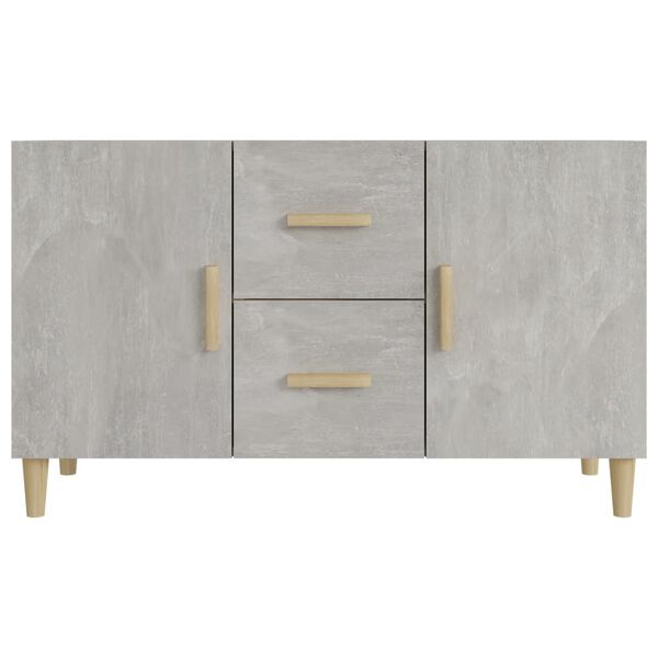 vidaXL Sideboard Betongrau 100x36x60 cm Holzwerkstoff