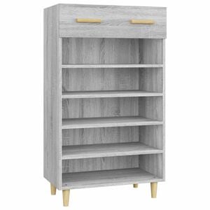 vidaXL Schuhschrank Grau Sonoma 60x35x105 cm Holzwerkstoff