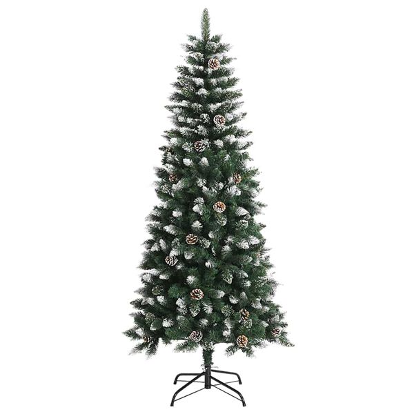 vidaXL K&uuml;nstlicher Weihnachtsbaum mit 150 LEDs mit St&auml;nder Gr&uuml;n 150 cm