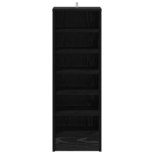 vidaXL Schuhschrank Schwarz Eichen-Optik 32 x 35 x 90 cm Holzwerkstoff