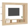 vidaXL TV-Schrank Sonoma-Eiche 152x22x113 cm Holzwerkstoff