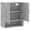 vidaXL Wandschrank Betongrau 60x31x70 cm Holzwerkstoff