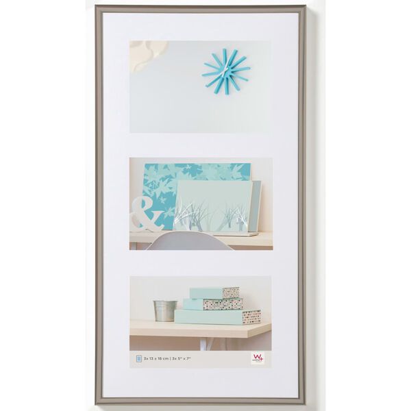 Walther Design Bilderrahmen New Lifestyle 3x13x18 cm Stahl