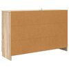 vidaXL Sideboard Sonoma-Eiche 100 x 30 x 65,6 Holzwerkstoff