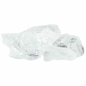 vidaXL Gartensteine Wei&szlig; 12 cm Glas