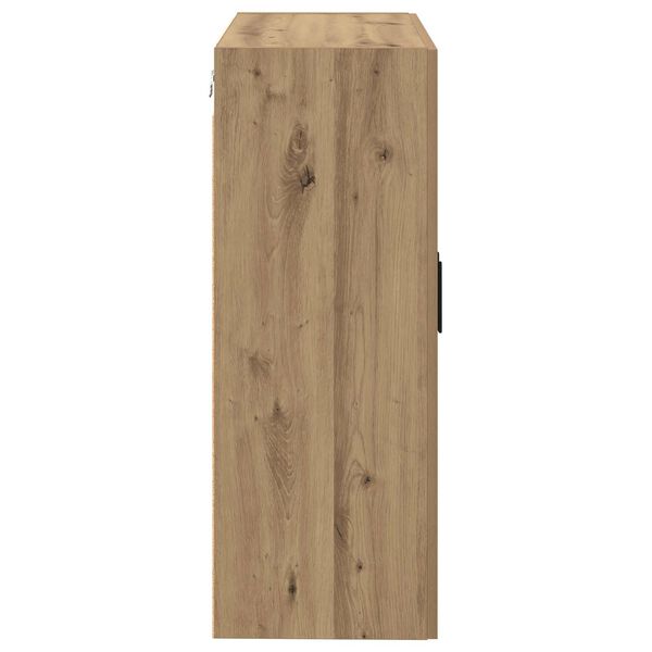 vidaXL Wandschrank 2 pcs Artisan-Eiche 69,5 x 34 x 90 cm Holzwerkstoff