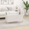 vidaXL Couchtisch Hochglanz-Wei&szlig; 90x44,5x45 cm Holzwerkstoff