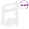 vidaXL Fliesen-Nivellierclips 2500 Stk. 1,5 mm