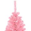vidaXL Weihnachtsbaum mit 150 LEDs mit Ständer Rosa 150 cm PVC