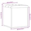 vidaXL Sitzbank mit Stauraum Altholz-Optik 42x42x45 cm Holzwerkstoff