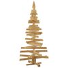 vidaXL Weihnachtsb&auml;ume mit St&auml;nder Braun 150 cm Massivholz Kiefer