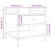 vidaXL Couchtisch Braun Eichen-Optik 50x50x50 cm Holzwerkstoff