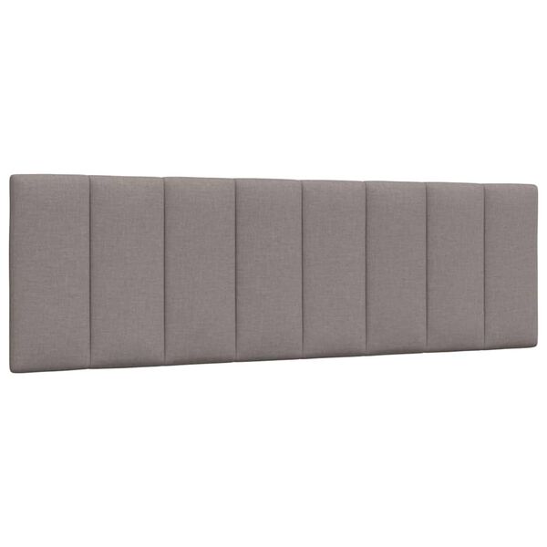 vidaXL Kopfteil-Kissen "Hanko" Taupe 160 cm Stoff