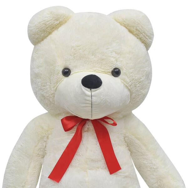 vidaXL Weicher XXL-Plüsch-Teddybär Weiß 85 cm