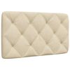 vidaXL Kopfteil-Kissen Creme 90 cm Stoff