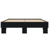 vidaXL Bettgestell Schwarz 140x200 cm Holzwerkstoff und Metall