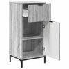 vidaXL Badezimmerschrank mit Speicher Graues Sonoma 39,5 x 36 x 88 cm