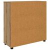 vidaXL Aufbewahrungsschrank Artisan-Eiche 80 x 31 x 81 cm