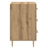 vidaXL Nachttisch Artisan-Eiche 40 x 40 x 66 cm Holzwerkstoff