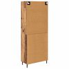 vidaXL Highboard mit Schubladen 2 pcs Altholz Holzwerkstoff