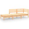 vidaXL 3-tlg. Garten-Lounge-Set Massivholz Kiefer